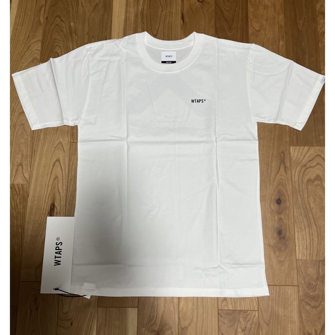 W)taps(ダブルタップス)のWTAPSダブルタップスTシャツ40PCTサイズM新品ホワイトWTVUA メンズのトップス(Tシャツ/カットソー(半袖/袖なし))の商品写真