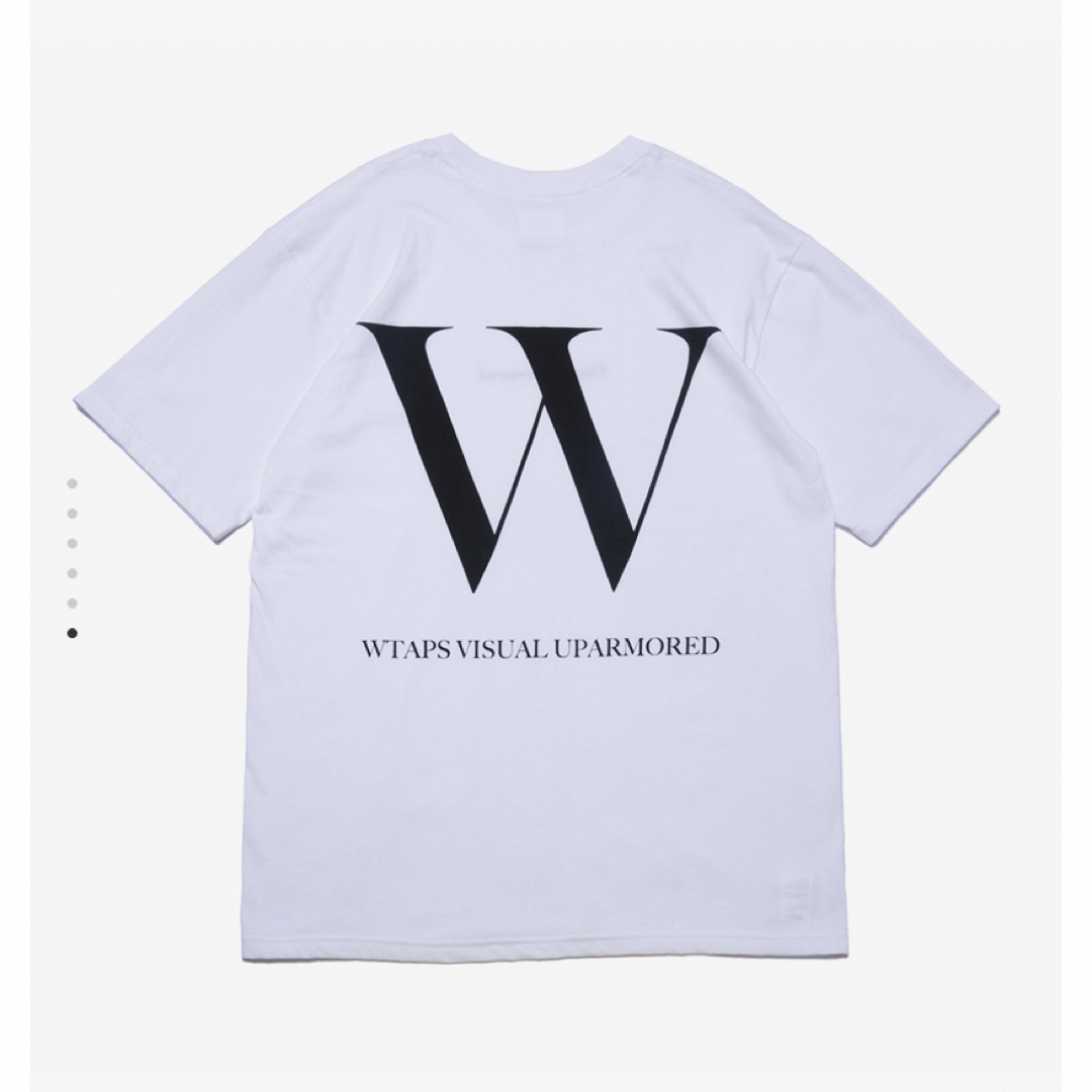 W)taps(ダブルタップス)のWTAPSダブルタップスTシャツWサイズM新品ホワイトWTVUA メンズのトップス(Tシャツ/カットソー(半袖/袖なし))の商品写真