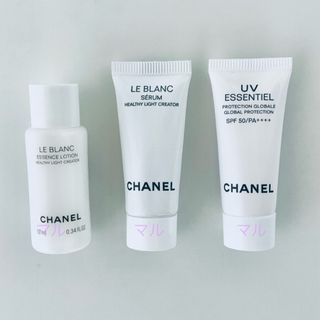 シャネル(CHANEL)のシャネル  ルブラン・UVエサンシエル  化粧水  セラム  日やけ止め(美容液)