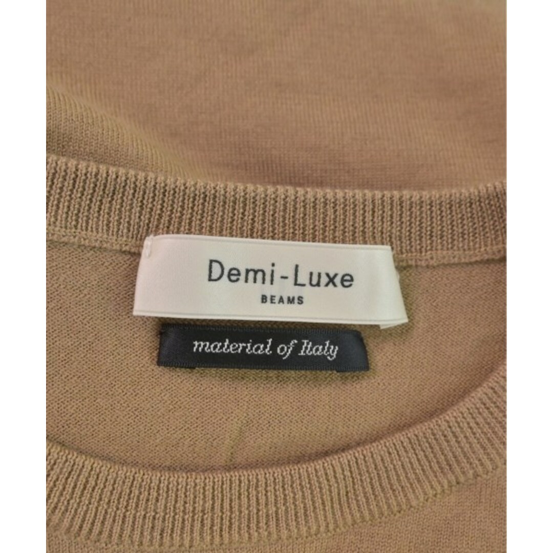 Demi-Luxe BEAMS(デミルクスビームス)のDemi-Luxe BEAMS デミルクスビームス ニット・セーター ONE 茶 【古着】【中古】 レディースのトップス(ニット/セーター)の商品写真