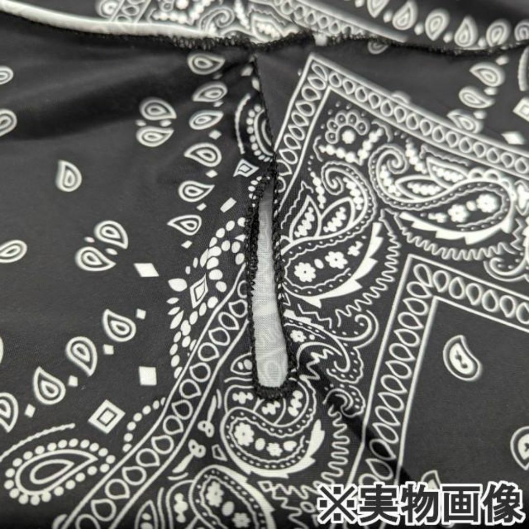 スカーフ フェイスマスク フェイスカバー ペイズリー柄 日焼け防止 2色セット レディースのファッション小物(バンダナ/スカーフ)の商品写真