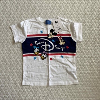 ディズニー(Disney)の新品未使用タグ付き　チームディズニー　Tシャツ　110(Tシャツ/カットソー)