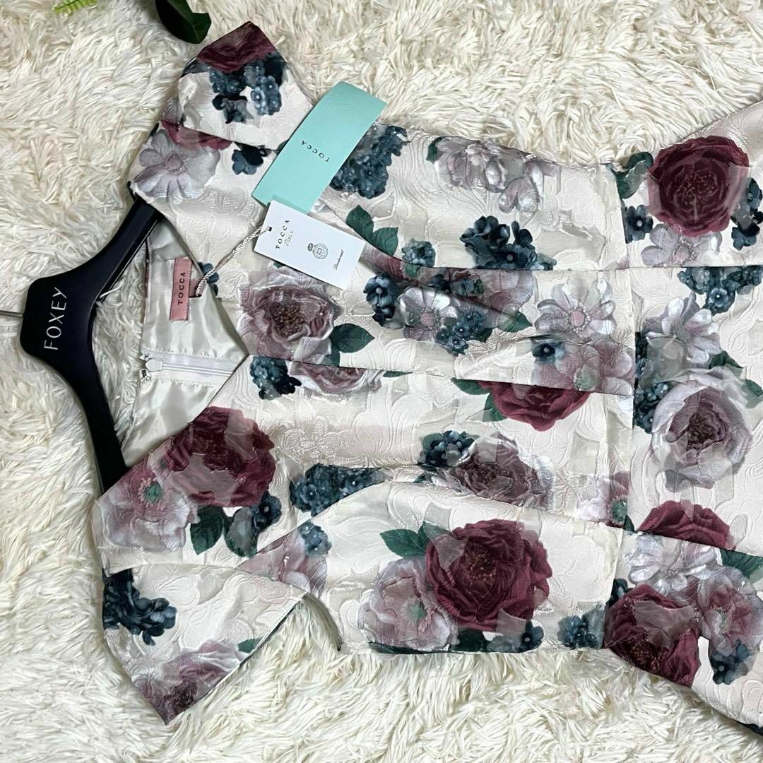 タグ付き未使用】トッカ 復刻 ATELIER SENKA ドレス 花柄 タグ付き未使用】トッカ 復刻 ATELIER SENKA ドレス 花柄