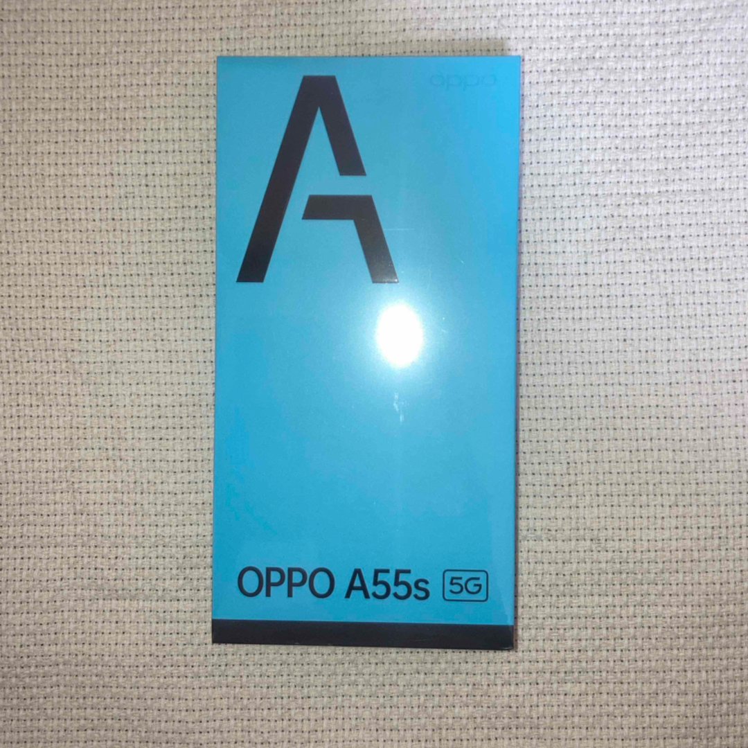 OPPO(オッポ)のOPPO SIMフリースマートフォン A55S 5G ブラック スマホ/家電/カメラのスマートフォン/携帯電話(スマートフォン本体)の商品写真