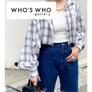WHO'S WHO gallery - 【WHO’S WHO gallery 】FREEサイズ　長袖シャツ　ライトグレー