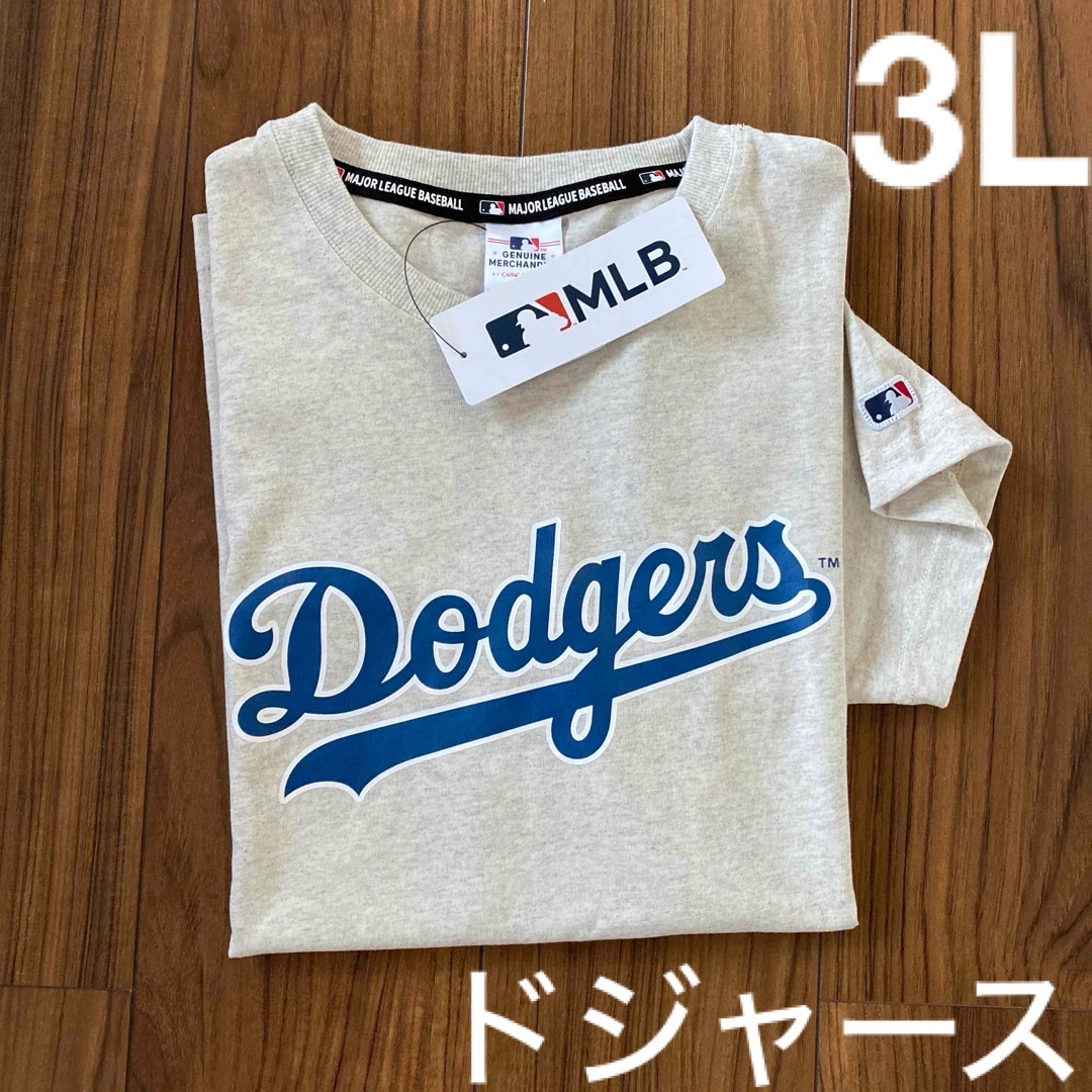 MLB(メジャーリーグベースボール)の新品 メンズ　MLB  ロサンゼルスドジャース 半袖Tシャツ　3Lサイズ  メンズのトップス(Tシャツ/カットソー(半袖/袖なし))の商品写真