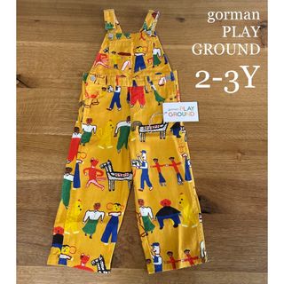 ボボショーズ(BOBO CHOSES)の【美品】Gorman playgroundオーガニックコットン100%サロペット(パンツ/スパッツ)