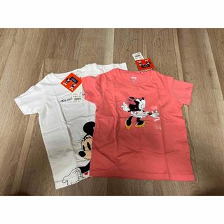 ユニクロ(UNIQLO)のユニクロ　Tシャツ　2枚組　ミニー(Tシャツ/カットソー)