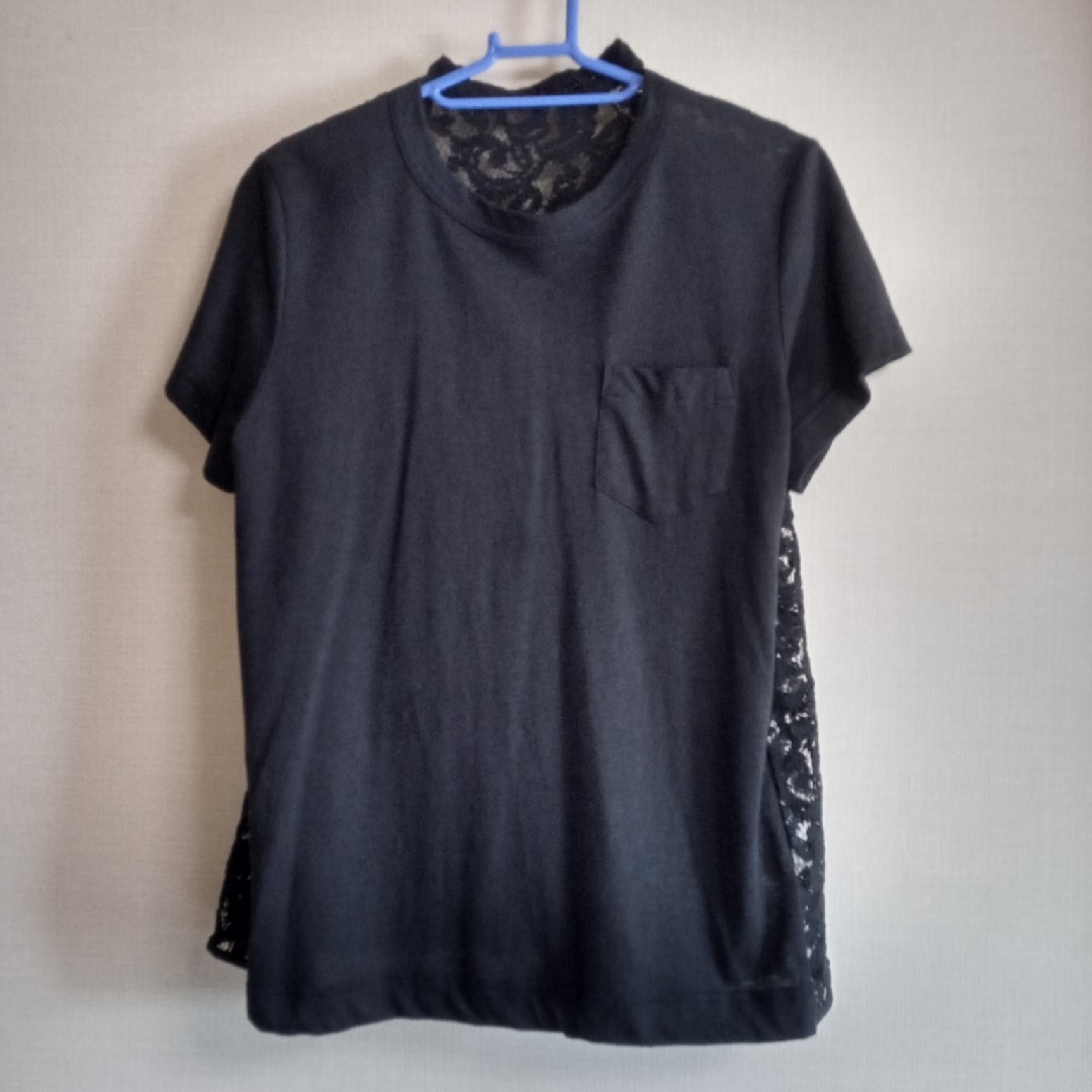sacai(サカイ)のsacai　サカイ　バックレースカットソー　ポケットTシャツ レディースのトップス(Tシャツ(半袖/袖なし))の商品写真