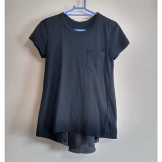 サカイ(sacai)のsacai　サカイ　バック切替カットソー　ポケットTシャツ(カットソー(半袖/袖なし))