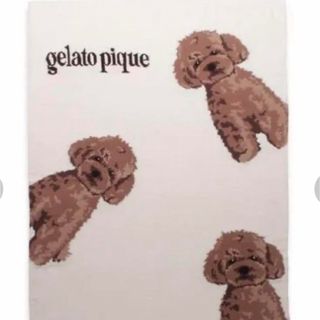 gelato pique - gelato pique パウダーDOG3柄ジャガードマルチカバー ジェラートピ