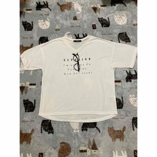 ゆったり騙し絵　半袖Tシャツ★w closet ダブルクローゼット