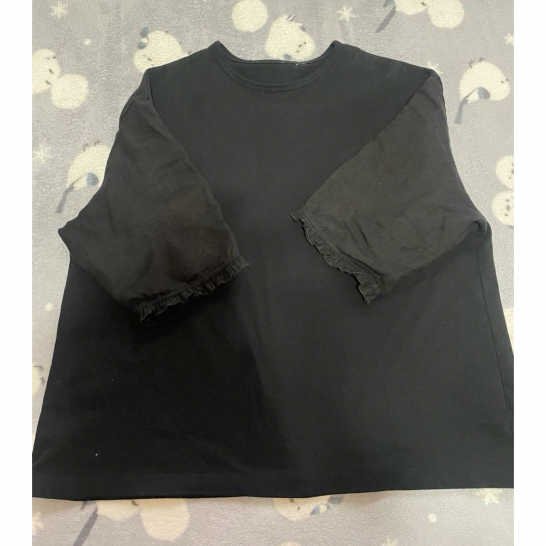 nest Robe(ネストローブ)のコットン×リネンドッキングプルオーバー レディースのトップス(Tシャツ(長袖/七分))の商品写真