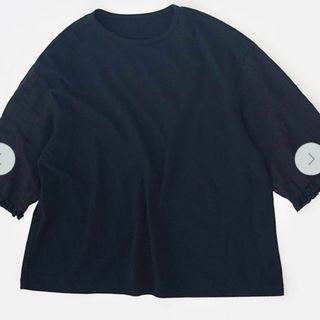 ネストローブ(nest Robe)のコットン×リネンドッキングプルオーバー(Tシャツ(長袖/七分))