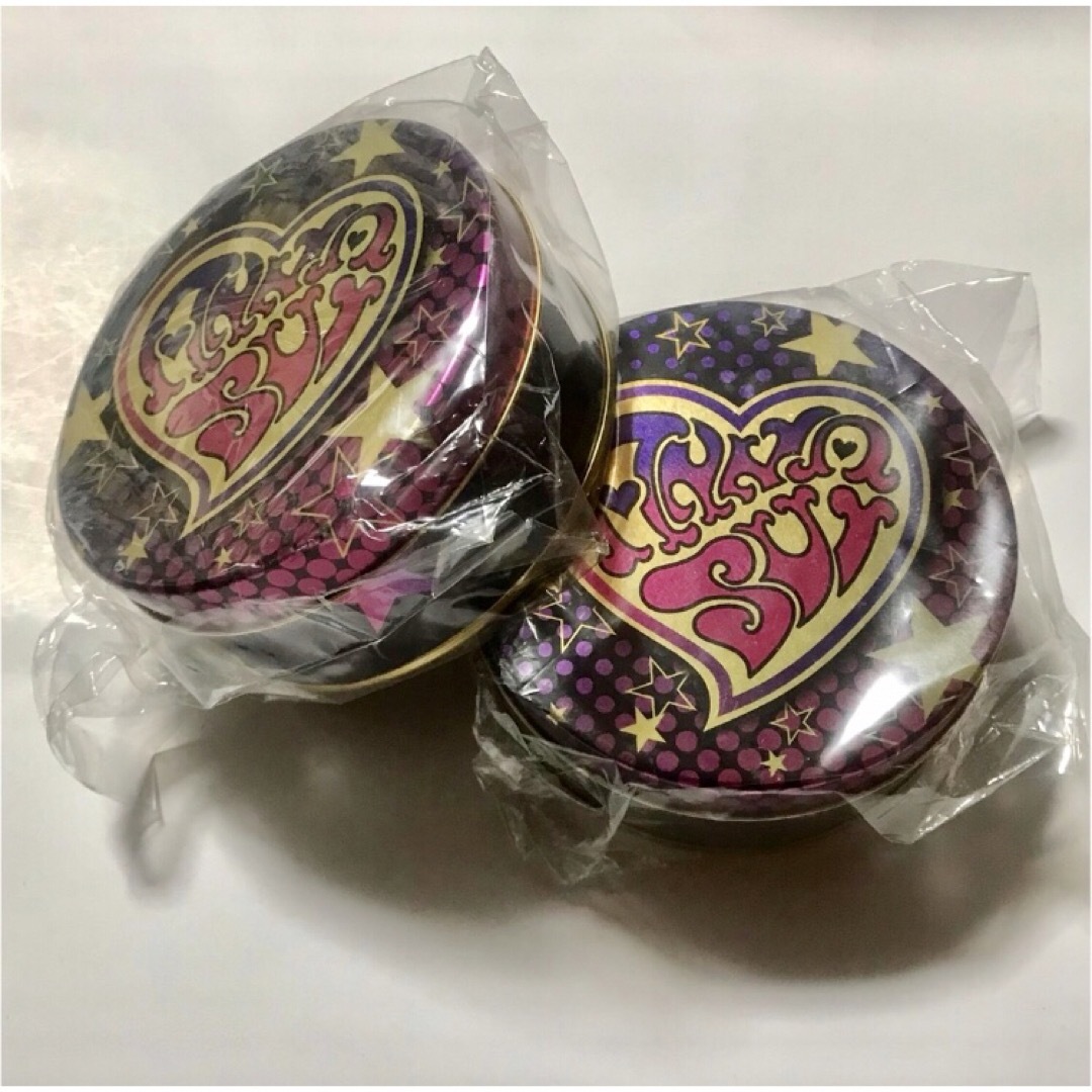 ANNA SUI(アナスイ)のアナスイ ❤︎ハートロゴ ギフト缶BOX❤︎2点セット❤︎ギフトBOX❤︎ インテリア/住まい/日用品のインテリア小物(小物入れ)の商品写真