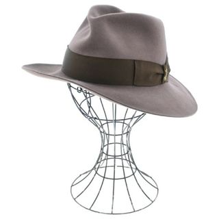 ボルサリーノ(Borsalino)のBorsalino ボルサリーノ ハット 56cm 茶系 【古着】【中古】(ハット)