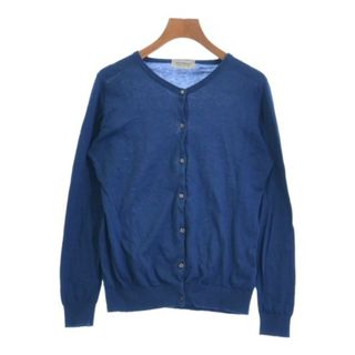 ジョンスメドレー(JOHN SMEDLEY)のJOHN SMEDLEY ジョンスメドレー カーディガン M 青 【古着】【中古】(カーディガン)