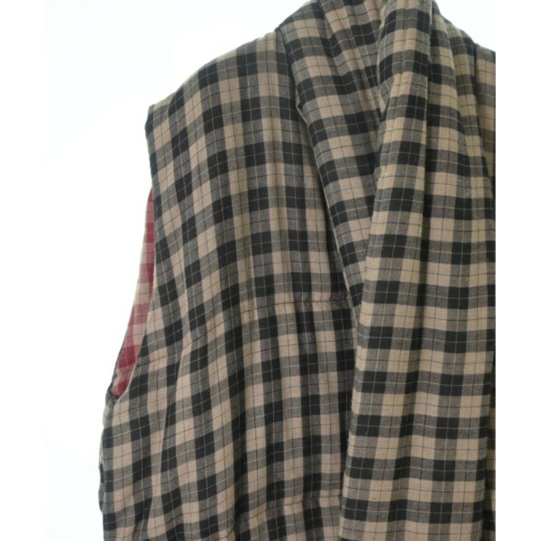 BONNIE YOUNG コート（その他） F ベージュx黒(チェック) 【古着】【中古】 レディースのジャケット/アウター(その他)の商品写真