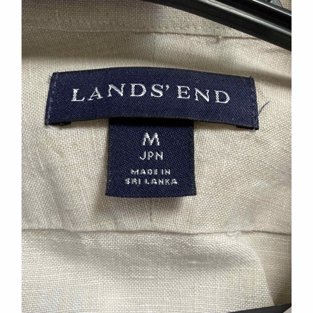 LANDS’END(ランズエンド)のリネン100長袖Yシャツ メンズのトップス(シャツ)の商品写真