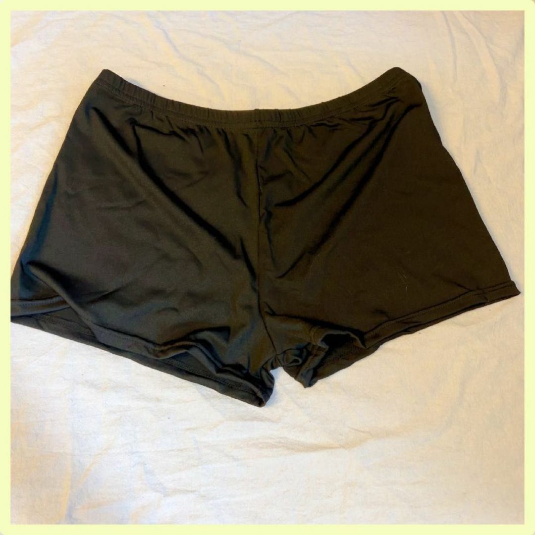 水着　ワンピース　大きいサイズ　80〜90 4XL ブラック　スイムウェア レディースの水着/浴衣(水着)の商品写真