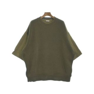 ドリスヴァンノッテン(DRIES VAN NOTEN)のDRIES VAN NOTEN ニット・セーター S カーキ 【古着】【中古】(ニット/セーター)