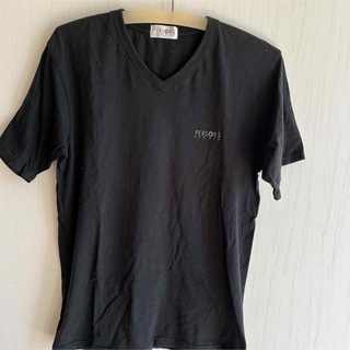 パーソンズ(PERSON'S)のメンズ　パーソンズ　Tシャツ　ブラック(Tシャツ/カットソー(半袖/袖なし))