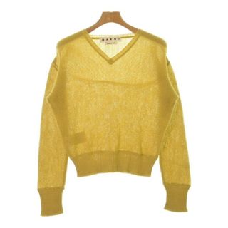 マルニ(Marni)のMARNI マルニ ニット・セーター 46(M位) 黄緑 【古着】【中古】(ニット/セーター)