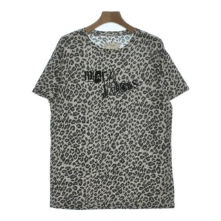 MARC JACOBS Tシャツ・カットソー M ベージュ系x黒(豹柄) 【古着】【中古】