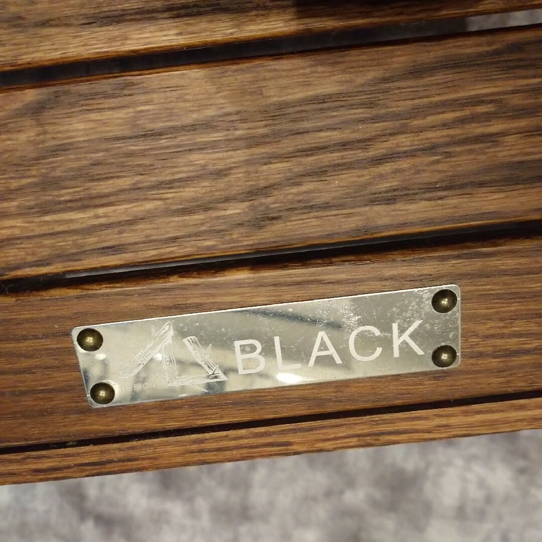 Snow Peak(スノーピーク)の新品 BLACK DESIGN ハレテーブル One4別注 ブラックデザイン スポーツ/アウトドアのアウトドア(テーブル/チェア)の商品写真