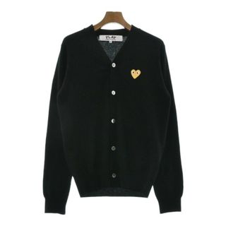 PLAY COMME des GARCONS カーディガン M 黒 【古着】【中古】(カーディガン)