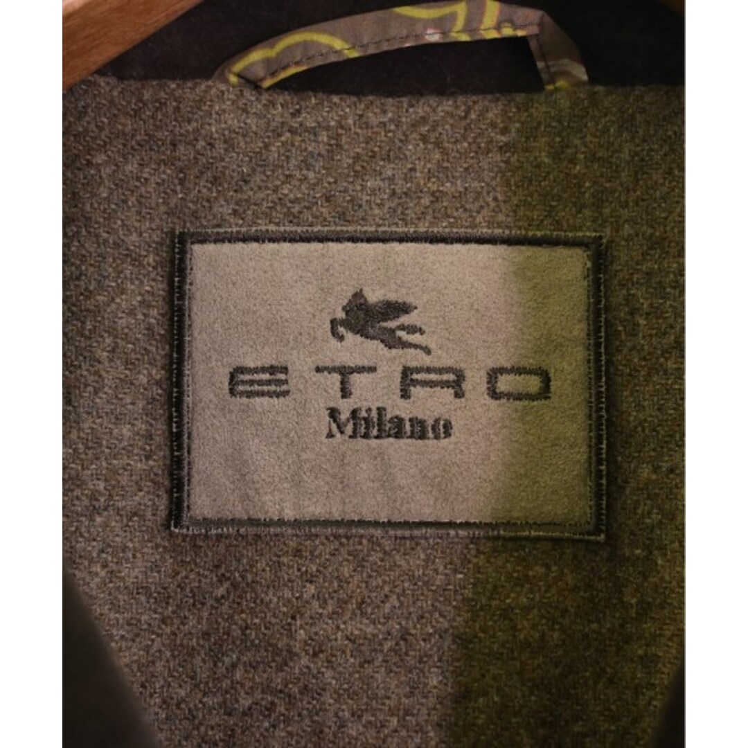 ETRO(エトロ)のETRO エトロ ブルゾン（その他） 46(XL位) 茶 【古着】【中古】 レディースのジャケット/アウター(その他)の商品写真