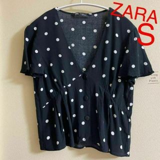 【ZARA】トップス 半袖 Sサイズ(カットソー(半袖/袖なし))