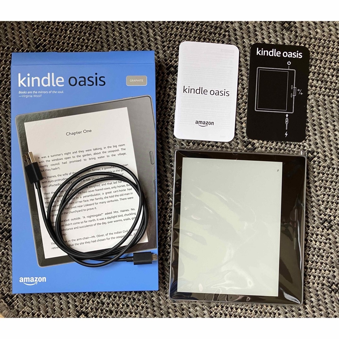 Amazon(アマゾン)のめろん様専用 Kindle Oasis 32GB 第10世代 Wi-Fi 広告有 スマホ/家電/カメラのPC/タブレット(電子ブックリーダー)の商品写真