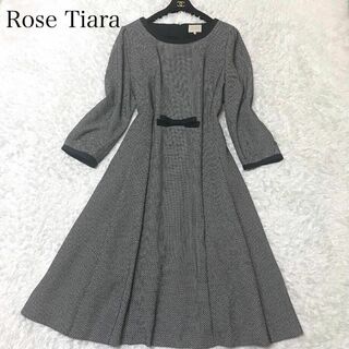 Rose Tiara - 大きいサイズ46✨美品꧁Rose Tiara꧂ロングワンピース　Aライン