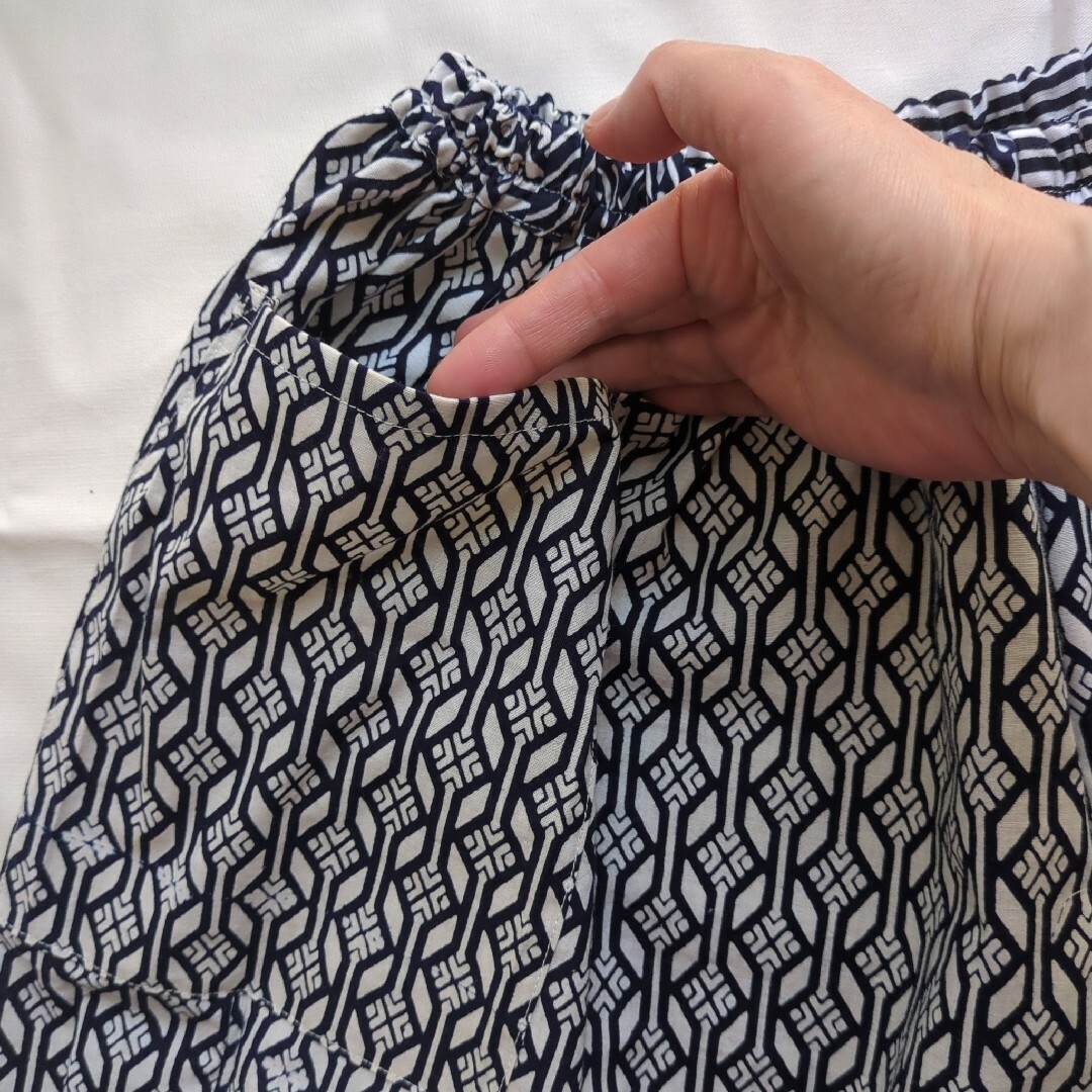 浴衣リメイク　キュロットスカート レディースのパンツ(カジュアルパンツ)の商品写真