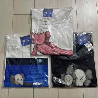 ユニクロ(UNIQLO)の【新品XXL】UNIQLO×KAWS Tシャツ3枚セット(Tシャツ/カットソー(半袖/袖なし))