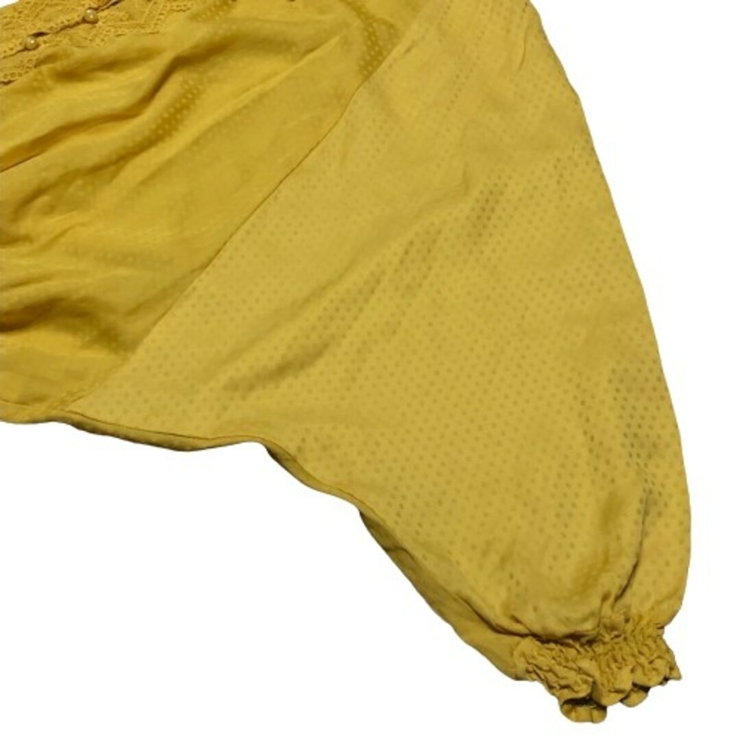 Simplicite(シンプリシテェ)のシンプリシテェ明るい黄色🟡yellowイエロードルマン袖ブラウス レディースのトップス(シャツ/ブラウス(長袖/七分))の商品写真