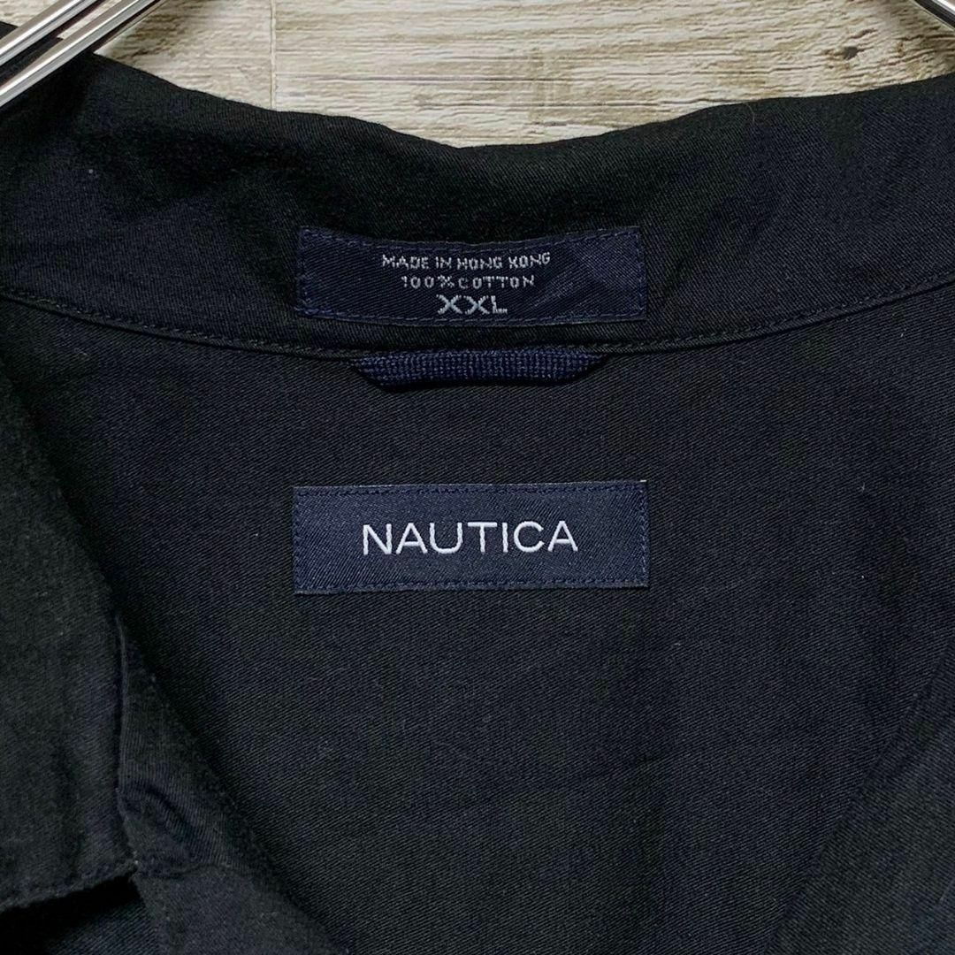 NAUTICA(ノーティカ)の【w378】USA古着ノーティカ00sオープンカラーボックスシルエット半袖シャツ メンズのトップス(シャツ)の商品写真