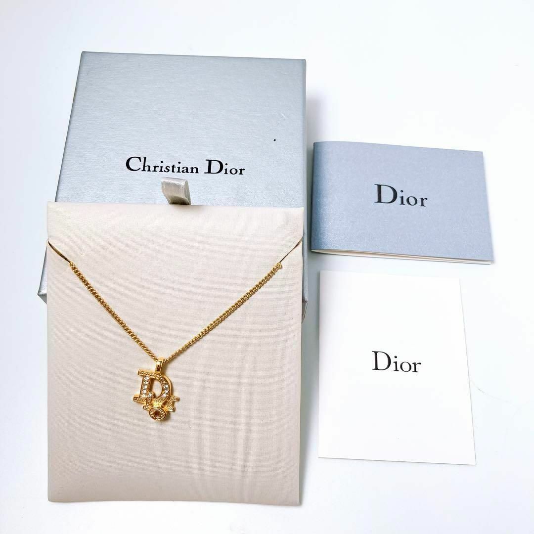Christian Dior(クリスチャンディオール)の【極美品】ディオール dior CD ネックレス ゴールド レディース ＊17 レディースのアクセサリー(ネックレス)の商品写真