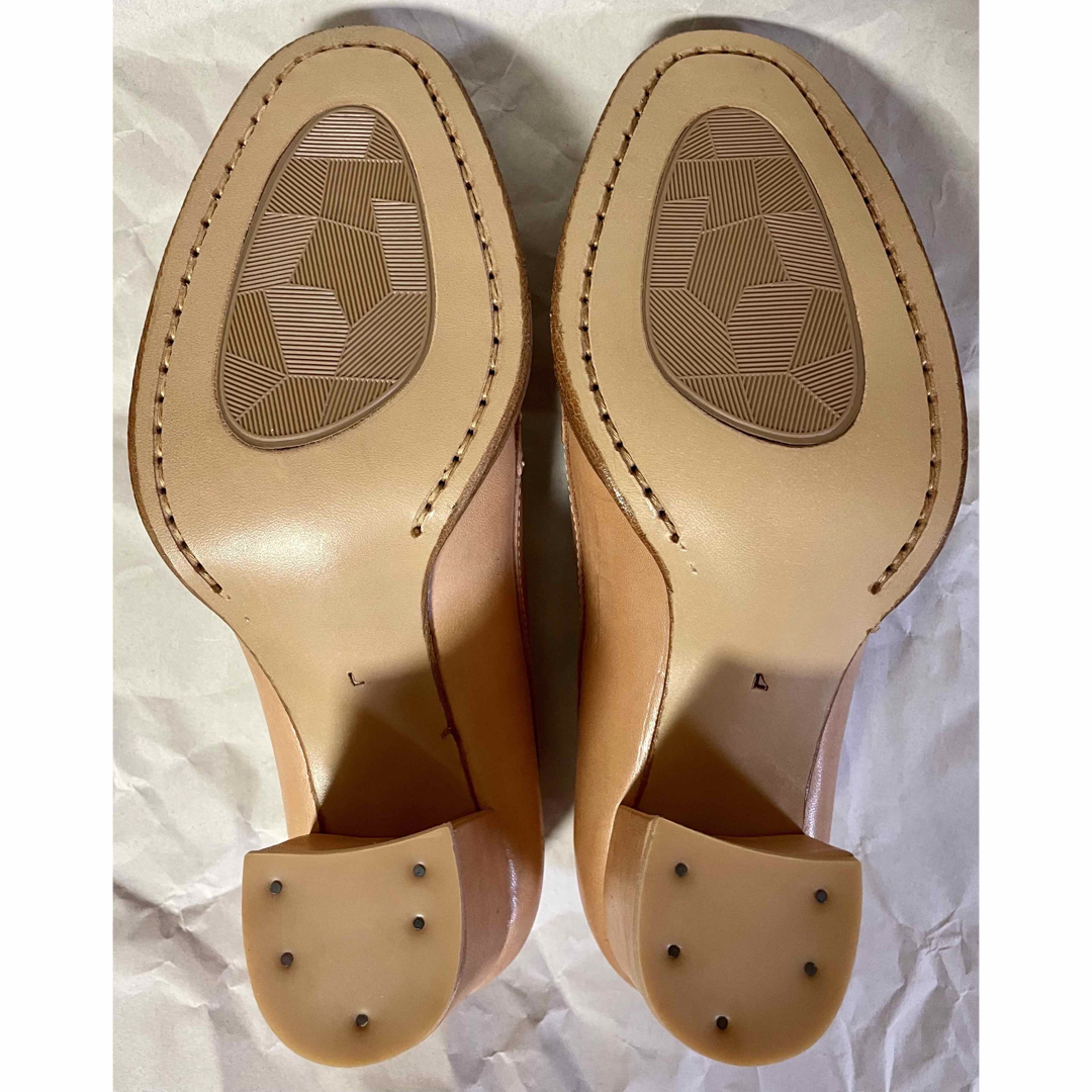 JUNYA WATANABE(ジュンヤワタナベ)のジュンヤワタナベ コムデギャルソン 総ヌメ革 ヒールローファー 2008SS レディースの靴/シューズ(ハイヒール/パンプス)の商品写真