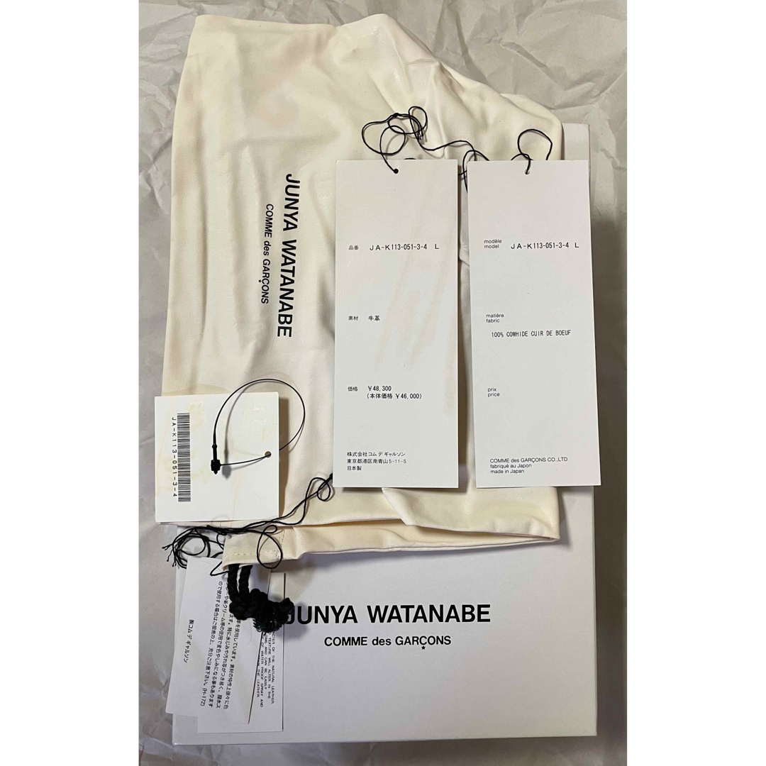JUNYA WATANABE - ジュンヤワタナベ コムデギャルソン 総ヌメ革 JUNYA WATANABE - ジュンヤワタナベ コムデギャルソン 総ヌメ革