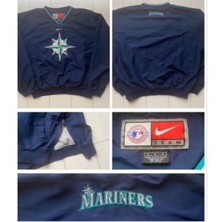 ナイキ(NIKE)の90s nike team mlb mariners pullover navy(その他)