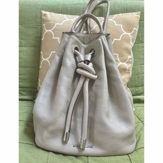 マイケルコース(Michael Kors)の★マイケルコース★ リュック バックパック 本革 レザー グレージュ(リュック/バックパック)