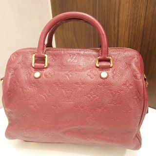 ルイヴィトン(LOUIS VUITTON)のルイヴィトン アンプラント スピーディ 25 ワインレッド(ハンドバッグ)