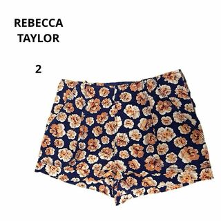 レベッカテイラー(Rebecca Taylor)のREBECCA TAYLOR レベッカテイラー ショートパンツ 2 薄手 シルク(ショートパンツ)