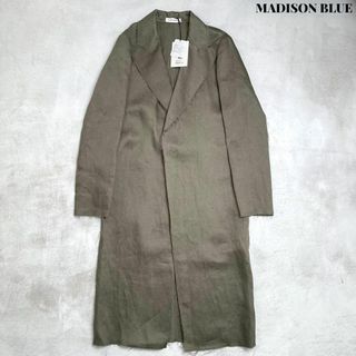 MADISONBLUE - 【新品】MADISON BLUE マディソンブルー リネン サテン コート 0