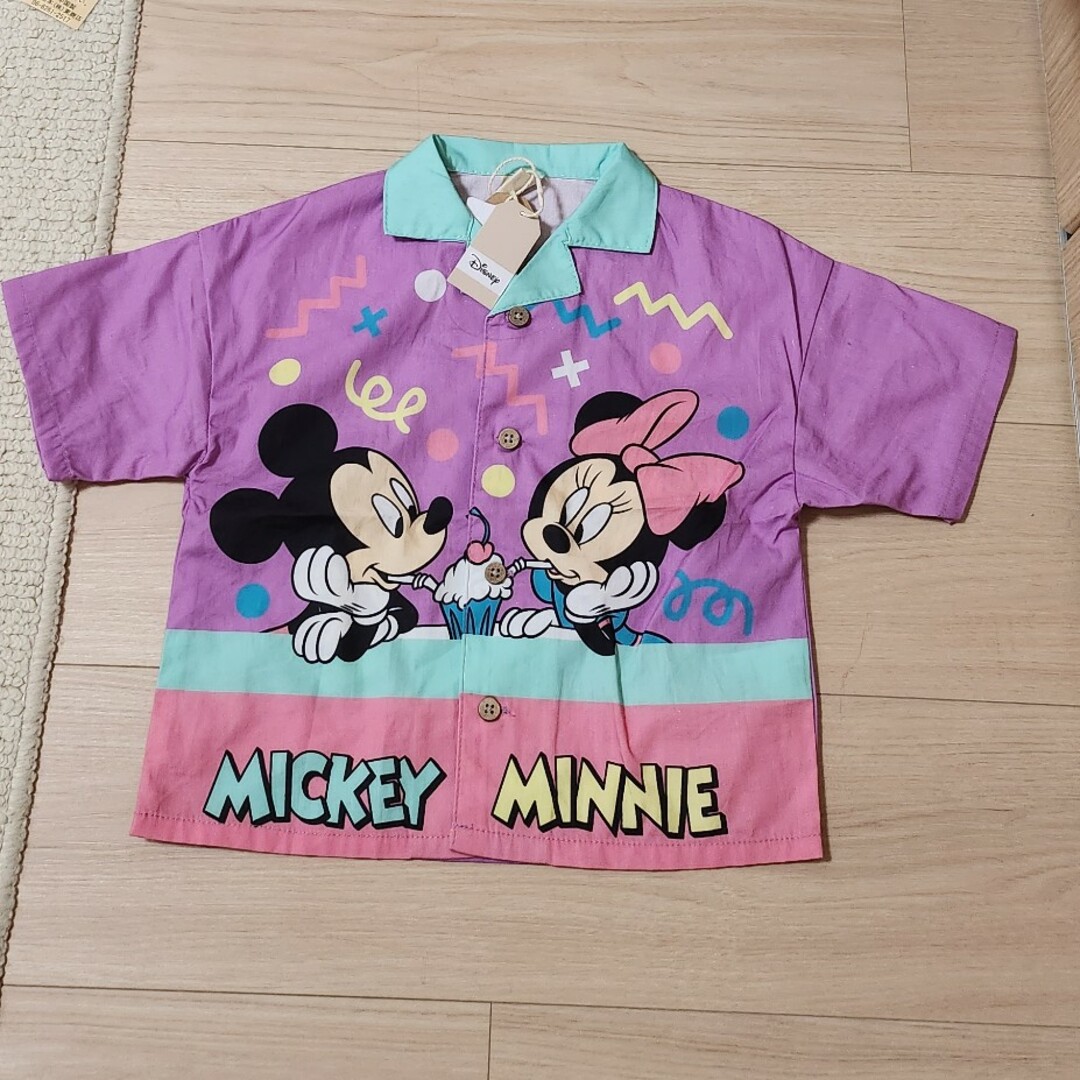 Disney(ディズニー)の新品 子供服 半袖 ディズニー ミッキー ミニー 90 キッズ/ベビー/マタニティのキッズ服男の子用(90cm~)(Tシャツ/カットソー)の商品写真