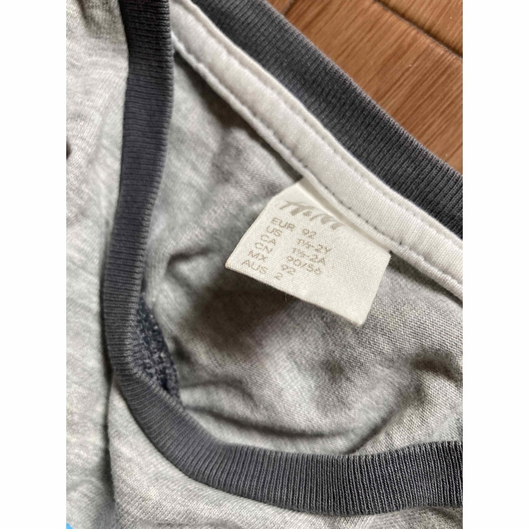 H&M(エイチアンドエム)の90サイズ　ロンパース　肌着　半袖　セット キッズ/ベビー/マタニティのベビー服(~85cm)(ロンパース)の商品写真