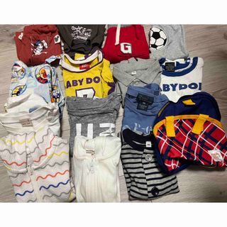 ベビーギャップ(babyGAP)の男の子 70 80 カーディガン リュック 付き15点 まとめ売り 夏物(Ｔシャツ)