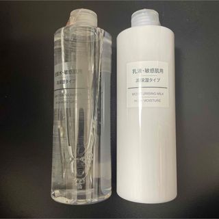 MUJI (無印良品) - 【おまけで韓国パック】無印良品　化粧水・乳液セット　敏感肌用・高保湿　400ml